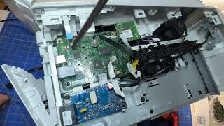 To fix a persisting supply memory error HP mfp 227fdw by replacing the main  logic board [upl. by Normand]