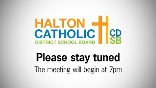 November 5 2024 Regular Board Meeting of the Halton Catholic District School Board [upl. by Yennep245]