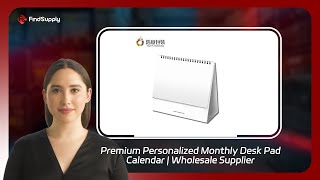 Premium Personalized Monthly Desk Pad Calendar  Wholesale Supplier [upl. by Matlick848]