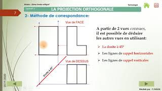 PROJECTION ORTHOGONALE [upl. by Louie]