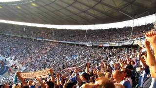 DFB Pokalfinale 2011 Königsblauer S04 live performt [upl. by Oza]