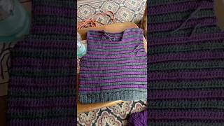 Making a crochet vest💜vest crochetpatterns crochetprojects diy handmade alaska crochet [upl. by Stanislaw]