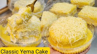 Classic Yema Cake Recipe  Easy Yema Cake  ‼️Yema Cake Pangnegosyo ‼️ Bake N Roll [upl. by Halie]