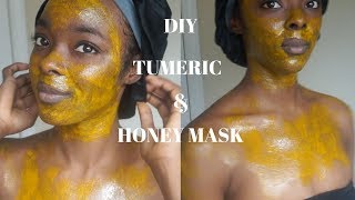 GET CLEAR BRIGHT amp ACNE FREE SKINDIY TUMERIC FACE MASK  aMelRoseuniverse [upl. by Tore]