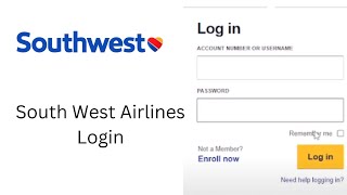 Swalife Login Page  South West Airlines Login Page  Swalifecom [upl. by Schwab]