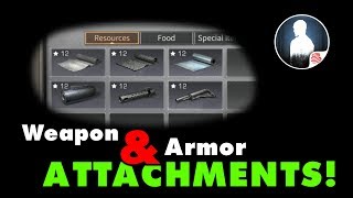 Everything about Weapon and Armor Attachments in LifeAfter [upl. by Nospmas]