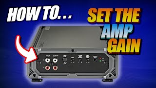 How to set the gain on a bass amp for a car audio system with a SMD DD1 Tutorial [upl. by Britney]