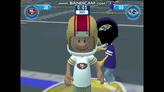 Backyard Football 2006 Season Playthrough Year 1 Part 44 Game 11 49ers Vs Ravens 34 [upl. by Pelag]