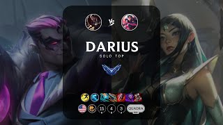 Darius Top vs Irelia  NA Diamond Patch 141 [upl. by Akenna157]