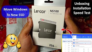 How To Migrate Windows 11 From Old HDDSSD to NEW SSD  Lexar SSD Unboxing and Speed Test [upl. by Adnerak61]