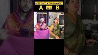 Mummy ka gulaam 🤪🤣🔥 best video A vs B comment 😸 shorts ytshorts funny [upl. by Nnylyoj]