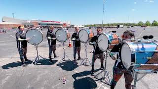 IMPACT Percussion 2024  WGI Finals Battery Warmup [upl. by Michelle]