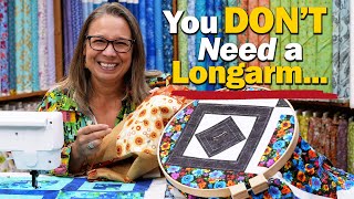 3 Methods to Quilt WITHOUT a Longarm [upl. by Maffa]