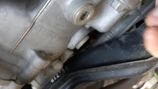 How to change front transfer case differential fluid on a Mitsubishi Outlander [upl. by Garrett]