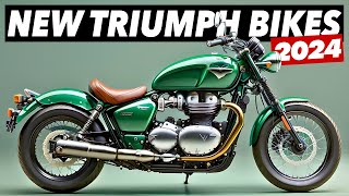 7 New Triumph Motorcycles For 2024 [upl. by Ilatfen]