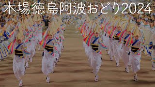 【阿波踊り2024】絶景すぎる！特別観覧席から見た有名連の踊り  Awaodori in Tokushima Japan [upl. by Nosyla]