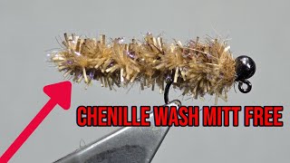 Tying a Super Simple Furled Squishenille Cranefly Mop Fly Pattern [upl. by Shelburne]