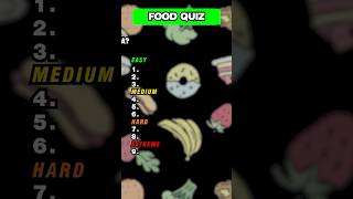 Food Quiz 3 quiz foodquiz trivia challenge [upl. by Kopp969]