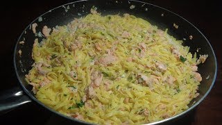 TAGLIOLINI AL SALMONE GUSTOSI Ricetta facile [upl. by Faro742]