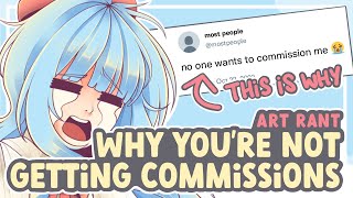 TOP 9 REASONS Youre NOT Getting COMMISSIONS  SPEEDPAINT  COMMENTARY [upl. by Rosamund]