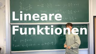 Lineare Funktionen [upl. by Barmen]