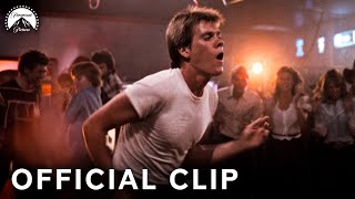 Footloose 1984  Line Dancing amp Bar Fighting FULL SCENE  Paramount Movies [upl. by Artaed]