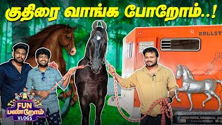 குதிரை வாங்க போறோம்😍  Fun Panrom Vlogs  Pollachi Vlog  Blacksheep [upl. by Gan]