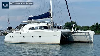 2003 Lagoon 470  Godspeed [upl. by Roter]