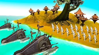 STAR WARS DDAY  Epic Battle of Kashyyyk in Ravenfield [upl. by Davon]