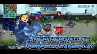 NEW HERO ATLAS PERFECT GAMEPLAY MLBB [upl. by Aseram]