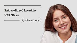 Jak wyliczyć korektę VAT SN w Rachmistrzu GT [upl. by Yesdnyl]