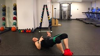 Glute Activation  Frog Leg Bridge Variation [upl. by Cost]