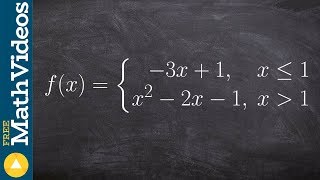 Learn how to determine if a piecewise function is continuous and differentiable [upl. by Htennek]