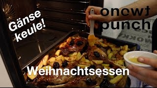 Rezept Gänsekeule für Weihnachten [upl. by Neilla364]