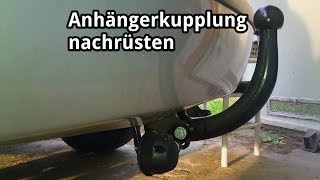 Anhängerkupplung nachrüsten VW Audi Seat Skoda Teil 12 Mechanik [upl. by Jeramey]