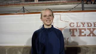 High School SOPHOMORE Elizabeth Leachman Breaks National HS 5K Record At Texas Relays [upl. by Hannahs449]