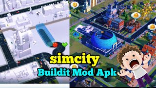 simcity buildit mod apk unlimited money gameplay [upl. by Nnylarat]