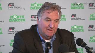 UND football  Bubba Schweigert press conference  102416 [upl. by Iturhs]