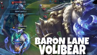 NOBODY CAN KILL THIS PENTAKILL MACHINE  BARON LANE VOLIBEAR HARD CARRY 1v9 [upl. by Neved]