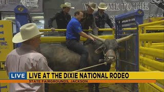 Dixie National Rodeo underway in Jackson [upl. by Sackville276]