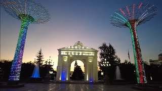 Rudaki Parknight 루다키 공원 Dushanbe Tajikistan  18th Oct 2024 [upl. by Joselow323]