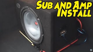 How To Install A Subwoofer And Amplifier In 5 Minutes [upl. by Pena]