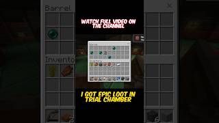 Epic Loot In Trial Chamber minecraft minecraft shorts dream [upl. by Chu730]