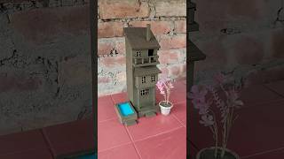 Little clay house making 🏠 ll clayhouse mudhouse craft [upl. by Gabbert]