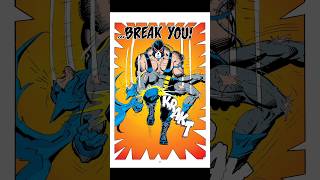 Bane breaks Batman 🦇🤯 batman comics shorts [upl. by Vanni]