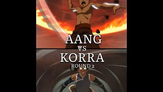 Aang vs Korra [upl. by Eerual]