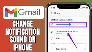 How To Change Gmail Notification Sound On Iphone [upl. by Sillyrama]