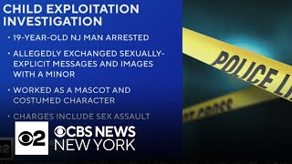 NJ man who worked as costumed character arrested on child sex abuse charges [upl. by Osric]