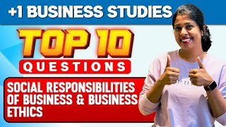 1 Christmas Exam  Business Studies  Social Responsibilities Of Business  Important 10 Questions [upl. by Tolmach]