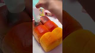 Unboxing squishy bread ASMR reels short asmrvideo squishy [upl. by Tehr]